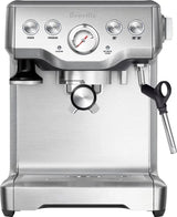 Breville – the Infuser Manual Espresso Machine with 15 bars of pressure, Milk Frother and Water filtration – Silver image 0