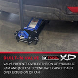 K Tool Heavy-Duty Low-Profile 3.33 Ton Floor Jack image 4