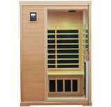 KUNSANA Far infrared sauna room,One person size, Hemlock Wooden Far Infrared Sauna for Home image 0