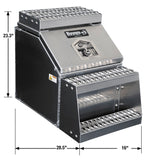 Buyers Products 28-in x 24-in x 19-in Smooth Aluminum Step Box Truck Tool Box 1705285 image 1