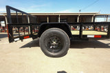 6′ 4″ x 10 Utility Trailer Dovetail Powder Coated With Gate 3,500lb Axle image 9