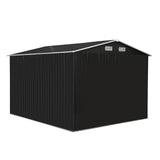 8′ x 10′ Tool Storage Shed Charcoal Black image 4