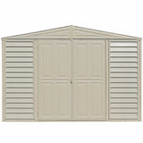 DuraMax 10.5ft x 2.75ft SidePro Vinyl Shed with Foundation Kit image 4