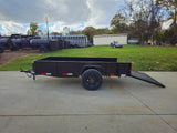 5′ X 10′ Utility Trailer Straight Deck 18″ Sides Tall Gate image 14