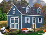 Best barns Hampton 12×24 Wood Storage Shed Kit Installation Included image 4