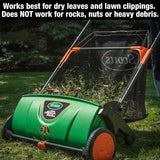 Scotts 26 in. Push Lawn Sweeper LSW70026S, Black/Green image 6
