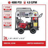 Simpson BB65106 Big Brute Professional 4000 PSI (Gas-Hot Water) Pressure Washer image 13