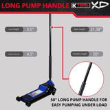 K Tool Heavy-Duty Low-Profile 3.33 Ton Floor Jack image 3