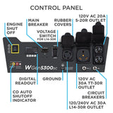 WGen5300sc Generator with CO Sensors. image 2