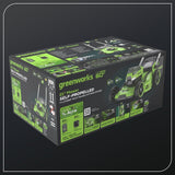 Greenworks 60V 21″ Self Propelled Lawn Mower with (1) 8.0 Ah Battery & Rapid Charger 2546402 image 4