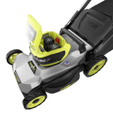 40V HP Brushless 21″ Cordless Battery Self-Propelled Lawn Mower with Dual Blades image 1
