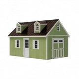 Best barns Hampton 12×24 Wood Storage Shed Kit Installation Included image 5