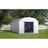 Arrow 10 ft x 14 ft Lexington Galvanized Steel Storage Shed image 4