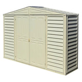 DuraMax 10.5ft x 2.75ft SidePro Vinyl Shed with Foundation Kit image 3