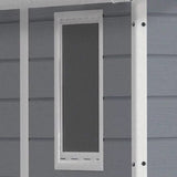 Keter Manor 4 ft. W x 6 ft. D Vertical Resin Outdoor Storage Shed Ideal For Patio Installation Included image 7