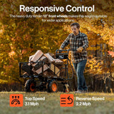 SuperHandy 48V Electric Power Wagon Utility Cart, 660 lb Load, 1000 lb Hauling Capacity image 4