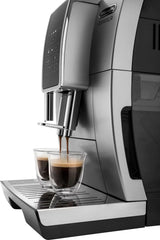 De’Longhi – Dinamica TrueBrew Over Ice Fully Automatic Coffee and Espresso Machine- Chrome and Black image 3