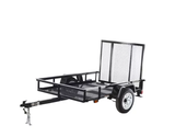Carry-On Trailer 4′ x 7′ Mesh Floor Utility Trailer with Gate image 1