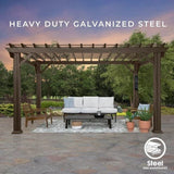 Backyard Discovery 14 ft. x 10 ft. Steel Traditional Pergola image 3