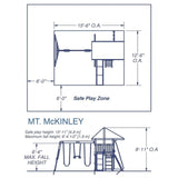 Backyard Discovery Mount McKinley All Cedar Wood Swing Set image 3
