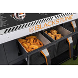 BLACKSTONE 36-Inch 4 Burner Gas Griddle with Dual Air Fryer Drawers – Model 1923 Black image 2