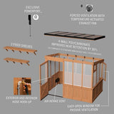9×6 Willow Greenhouse image 24