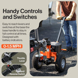SuperHandy 2800-lb Capacity 3-Wheel Orange Steel Dolly GUO041 image 3