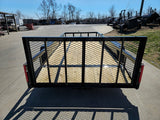 6’4″ x 16 Utility Trailer Double Axle Dovetail With Gate Powder Coated (2) 3500lb Axles image 14