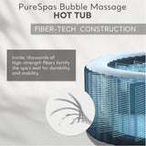 Intex: PureSpa: Sahara Tan Inflatable Hot Tub Set – 6 Person – 85″ Round Outdoor Heated Bubble Spa, Jet Massage, Cover, Hard Water Treatment System image 3