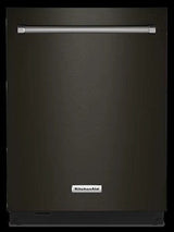 KitchenAid – Top Control Built-In Dishwasher with Stainless Steel Tub, FreeFlex Third Rack, 44dBA – Black stainless steel image 2