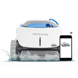 Dolphin Proteus DX5i Wi-Fi Robotic Pool Vacuum Cleaner Pools up to 50 FT – Waterline Scrubber Brush image 0