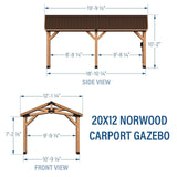 Norwood Carport/Gazebo 20×12 image 14