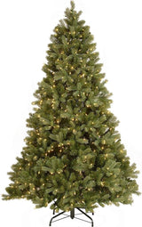 National Tree Company Pre-Lit ‘Feel Real’ Artificial Full Downswept Christmas Tree, Green, Douglas Fir, Dual Color LED Lights, Includes PowerConnect and Stand, 7.5 Feet image 4