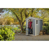 Keter Manor 4 ft. W x 6 ft. D Vertical Resin Outdoor Storage Shed Ideal For Patio image 16