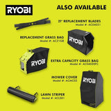 RYOBI 40v Hp brushless 21″ self-propelled AWD dual-blade mower kit image 14