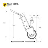 Trailer Valet 10000-lb Capacity Side Wind Trailer Jack TVXL25 image 8