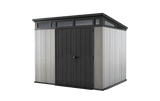 Keter Artisan 9×7 Foot Large Outdoor Shed with Floor with Modern Design for Patio Furniture image 0