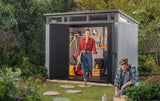 Keter Artisan 9×7 Foot Large Outdoor Shed with Floor with Modern Design for Patio Furniture image 2