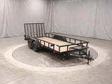6 X 16 Carry-On Tandem Utility 7K Pipe Top Trailer image 3