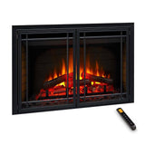 SimpliFire 30-In Electric Fireplace Insert with LED Flame and Multi-Color Ember Bed image 8