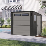 Suncast 8 ft. x 7 ft. Cabana Entertainment Shed BMCB8730T image 1