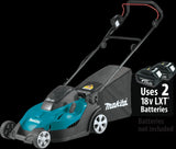 Makita USA – 18V X2 (36V) LXT Lithium-Ion Cordless 17″ Residential Lawns Mower, Tool Onlys image 0