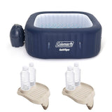 Coleman 4 – Person 114 – Jet Square Inflatable Hot Tub in Blue image 0