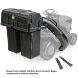 John Deere 42-inch Twin Bagger for 100 Series Tractors – Fast, Easy Attachment image 1