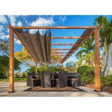 Verona 16 Ft. W x 11 Ft. D Aluminum Pergola with Canopy image 3