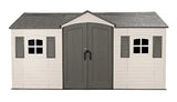 Lifetime Legacy 15×8 Plastic Storage Shed Kit w/ Floors image 1