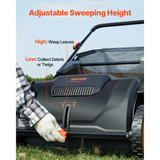 21-inch leaf and grass collector | Push Lawn Sweeper