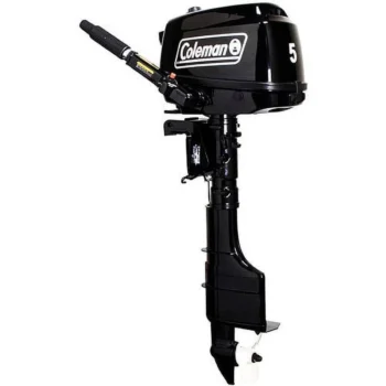 Coleman Powersports 5 HP 4 Stroke Outboards Boat Motors with Easy Pull Start F5BMS